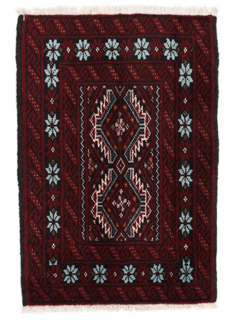 Medallion Small Baluch Rug 62X89 Wool