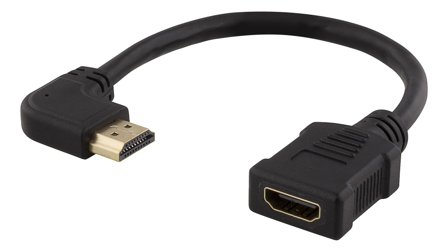 Deltaco HDMI-21D - HDMI-adapter - 20 cm