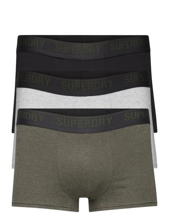 Trunk Multi Triple Pack Bokserit Musta Superdry
