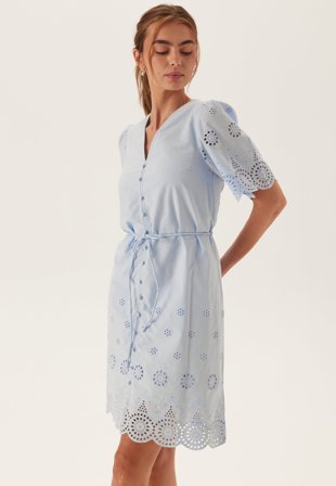 YAS - Yascornelia 2/4 TIE DRESS - Skyway