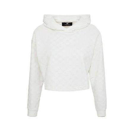 Elisabetta Franchi Hoodie vit, Dam, Dam, Storlek: M