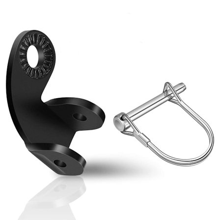 Sykkel Stål Hengerfeste Sykkelhenger Kobling Feste, Kobling til Kjæledyrsvogn, svart 1 sett