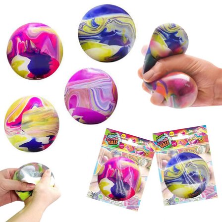 Tahmea Puristuspallo Monivärinen