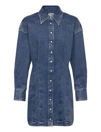 Wrangler | Darted Skirt Dress | S