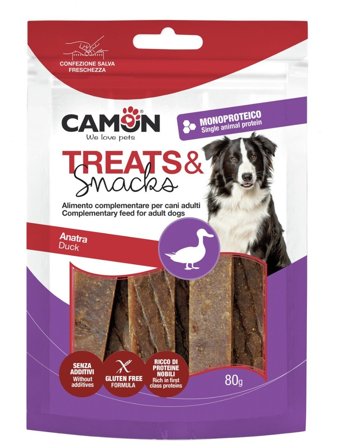 Camon Anatra Jerky Per Cani 80g