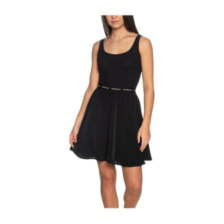 Calvin Klein Elastic Kjole Sort, Dame