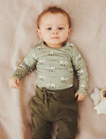 name it Nbmbobby M Ls Body - Green - 50