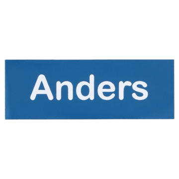 Navneskilt magnet - eget navn