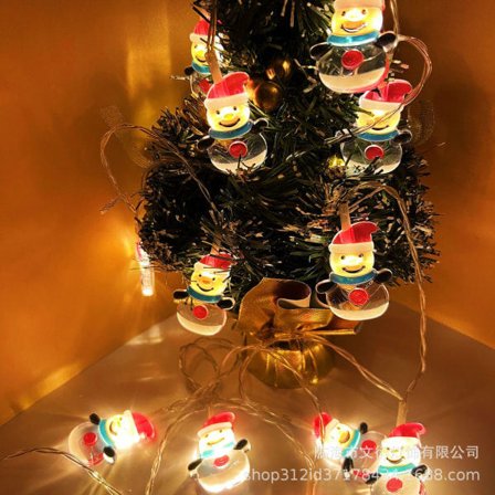 1 st 1,5 m Ljusslinga Juldekoration Jultomte Form Gåva Nattlampa Ljusslinga Utan Batterier För Vardagsrum