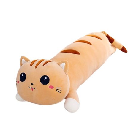 Plys Lang Kastepude Legetøj Anti-rynke Plys Materiale Egnet til Børn Kid Baby Gul