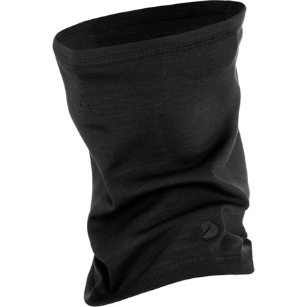 Fjällräven Keb Fleece Neck Gaiter in Black, Ull/Polyester