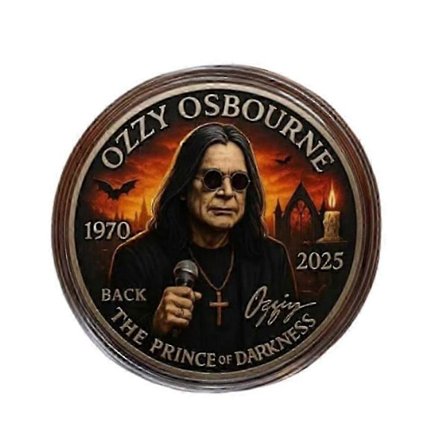 Ozzy Osbourne Jäähyväiset Muistomitali - Rock-legenda Kunnianosoituskohde