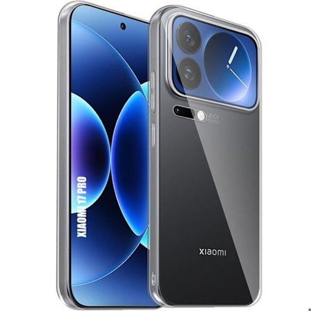 Cover til Xiaomi 17 Pro, Silikonebeskyttelse Stødabsorberende Anti-Ridser Ultra Slim Gennemsigtig