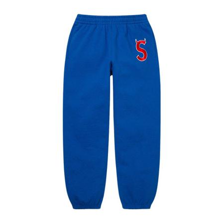 Supreme, Cropped Trousers Niebieski, Mężczyzna, Rozmiar: L