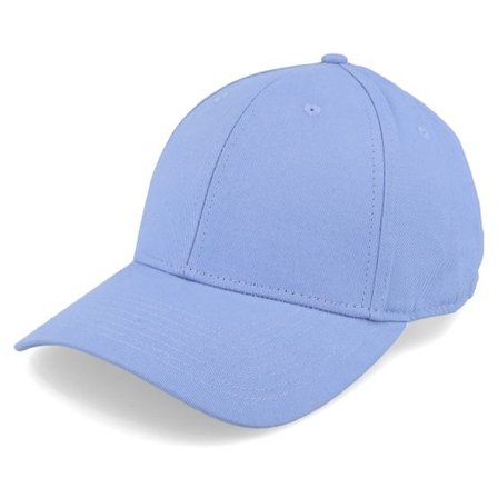 Equip - Blå adjustable Keps - Blank Light Blue Adjustable @ Hatstore