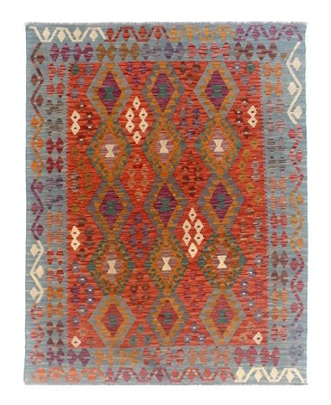 Mały Kilim Afgan Old Style Dywan 152X207 Wełna