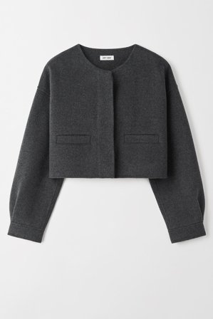 Soft Goat - Cropped Jacket - XL - Dark Grey