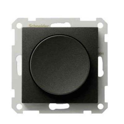 Schneider Electric Exxact Reglerdon 1-10V Antracit, Strömbrytare & vägguttag