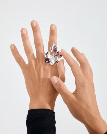 Pilgrim LUNITH ring silver-plated Sølvfarvet Smykker Pige - Kids Brand Store