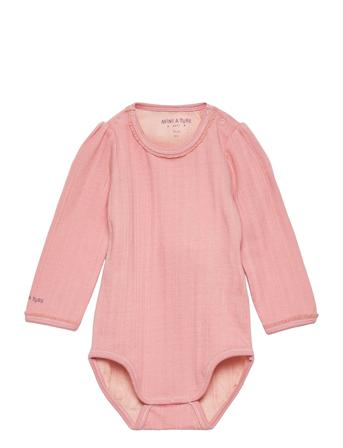 Akeleje Body Gots, B Bodies Long-sleeved Lyserød Mini A Ture