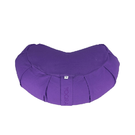 Yogiraj Meditationskudde Meditation Cushion, Crescent Sporttillbehör Unisex Lila