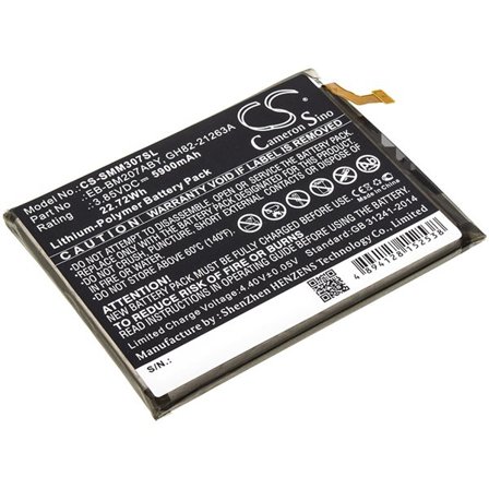 Batteri for SmartPhone, Mobil for Samsung Galaxy M30s, SM-M307F, SM-M307F/DS og andre.