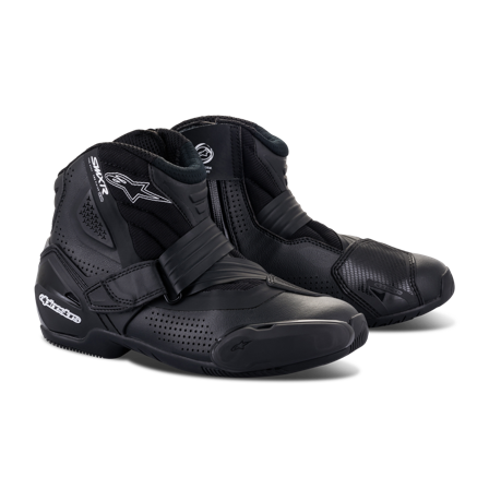 Scarpe Moto Alpinestars SMX-1 R V2 Vented Nero/Nero 41