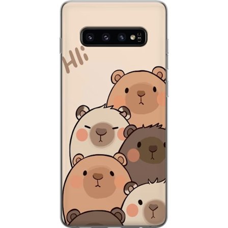 Kompatibelt Mobilskal till Samsung Galaxy S10 Bear