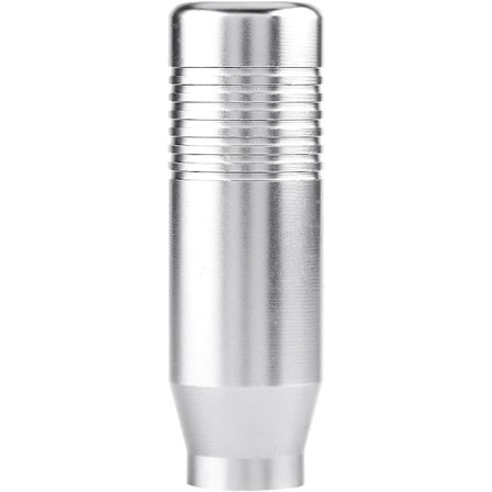 Gear Shift Knob, Keenso Universal Aluminium Alloy Car Gear Shift Knob Adapter Manual Transmission (Silver)