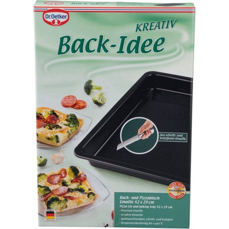 Dr oetker Ovnfast kage- og pizzaform 42 cm - Sort | KitchenOne