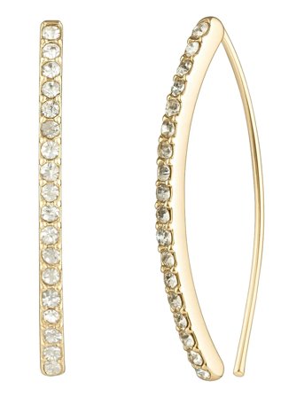 Lauren Ralph Lauren Pe Thin Pave Threader - Gld/Cry - Gold - ONE SIZE