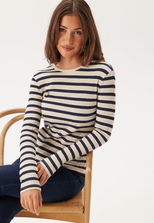 VILA-Viamelie O-neck L/S TOP-L