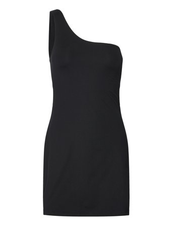 Bianca Dress, Shoulder Black Girlfriend Collective