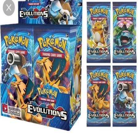 360-kort TCG: XY Evolutions Forseglet Booster Box Evolutions