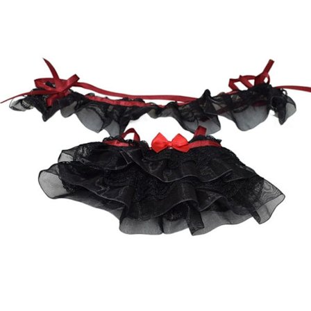 20 cm dukkeklær Blonde pannebånd kjole dress 3 3