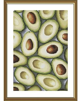Broderikit Tavla Avokado - Nova Sloboda
