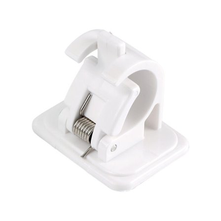 2 stk. selvklæbende gardinstangsholder, gardinkrogbeslag, fastgørelse