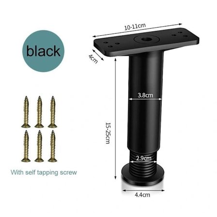 1kpl Sängyn tukipalkki Huonekalujalka 15-25CM 15-25CM 15-25cm[ca]