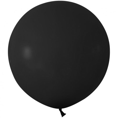 Jätteballong Rund 61cm Musta