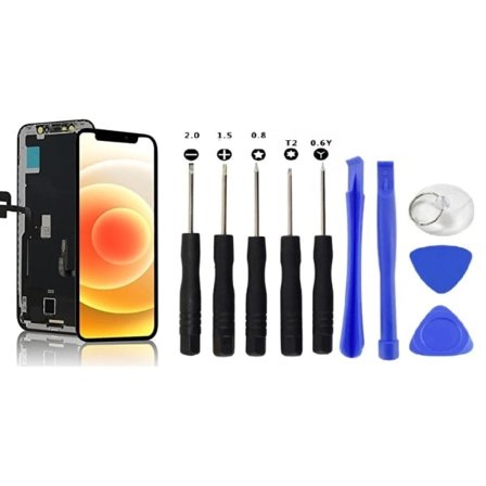 Ersättningsskärm för iPhone 12/12 Pro med verktyg och lim