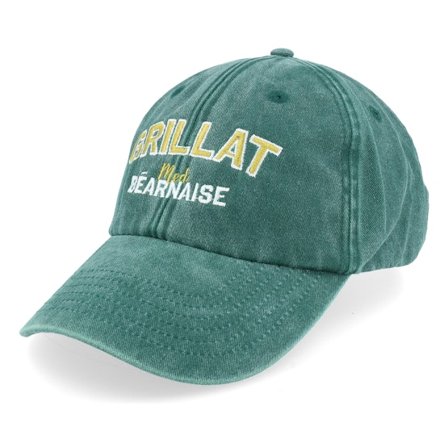 Iconic - Grøn unconstructed Kasket - Grillat Med Bearnaise Washed Green Dad Cap @ Hatstore