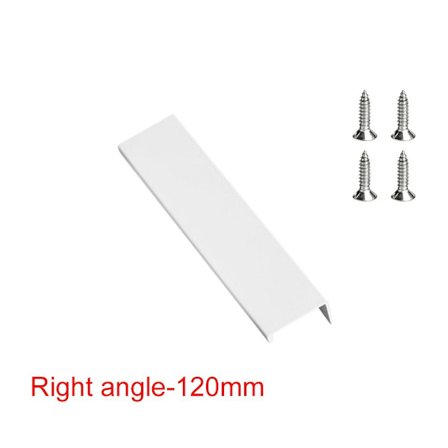 Skjulte håndtak Skap trekker RETT VINKEL-120MM RETT VINKEL-120MM
