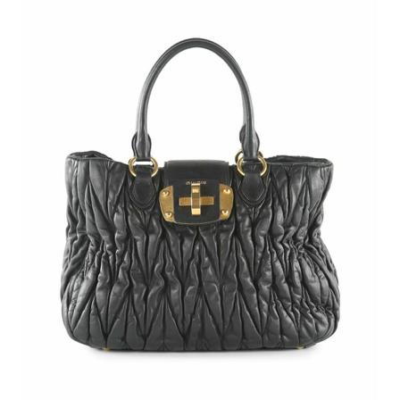 Miu Miu Pre-owned, Shoulder Bags Zwart, Dames, Maat:ONE Size