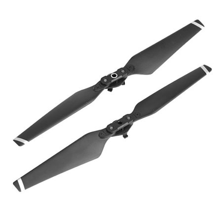 1 par 8330F sammenleggbare hurtigutløsningspropeller Plastblad for DJI Mavic Pro Drone (sølv)