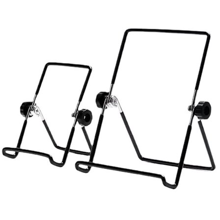 2 stk. justerbare tabletholdere, skridsikre foldbare til tablets, iPads, Samsung, displaystandere, fotorammholdere, kan holde fotos (store + små)