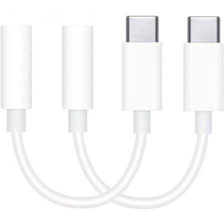 (2st) USB-C till 3.5 mm adapter (för Samsung ,Android, hörlurar) S24/S23/S22