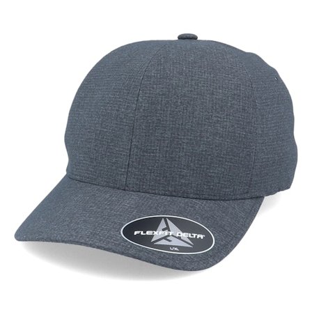 Flexfit - Grijs flexfit Cap - Carbon Delta Seamless Melange Charcoal Flexfit @ Hatstore