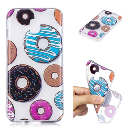 Samsung Galaxy J3 (2017) Skal Med Tecknat Motiv - Donuts