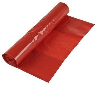 Rullpack 267261 Källsorteringssäck 25 st/rulle, 125 liter, röd, Förvaring