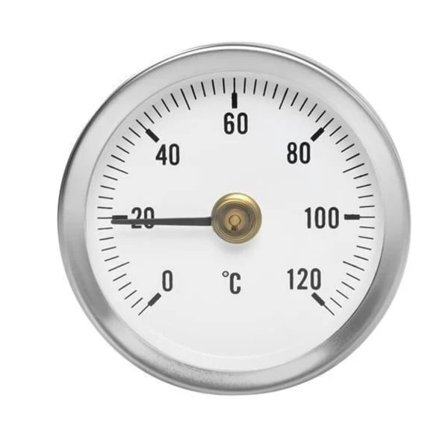 ATMENT MERMOMETER 0-120 ° C - Termometer Sølv